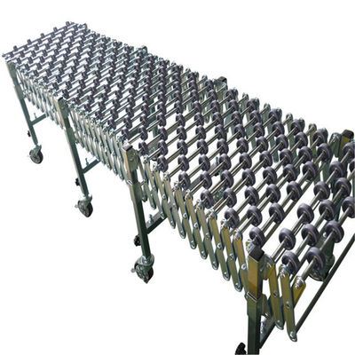 Non- Heat Resistant Telescopic Expandable Gravity Skate Wheel Plastic Roller Conveyor Power Heat Resistant